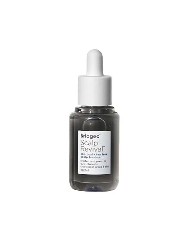 BRIOGEO SCALP REVIVAL CHARCOAL TEA TREE LEAVE-IN SCALP TREATMENT SERUM FOR HEALTHY HAIR