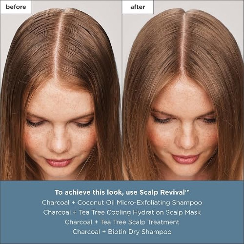 BRIOGEO SCALP REVIVAL CHARCOAL TEA TREE LEAVE-IN SCALP TREATMENT SERUM FOR HEALTHY HAIR