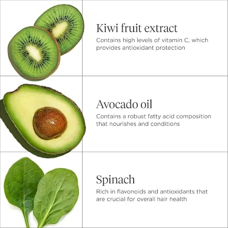 BRIOGEO AVOCADO KIWI HAIR MASK PROTEIN SILICONE-FREE DEEP MOISTURE TREATMENT FOR DRY HAIR