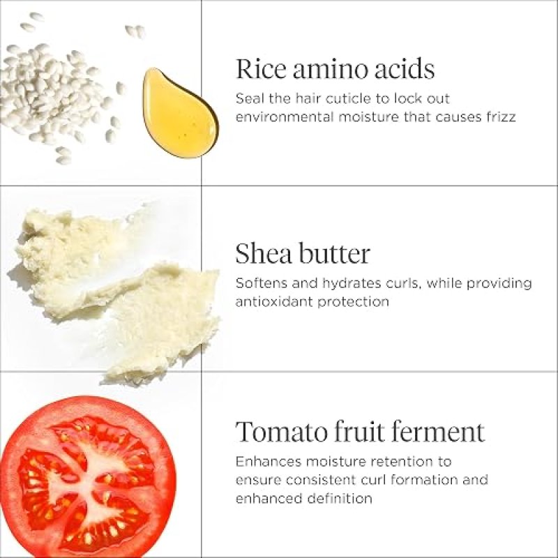 BRIOGEO CURL CHARISMA RICE AMINO AVOCADO CONDITIONER - HYDRATE, DEFINE, FRIZZ-FREE, VEGAN