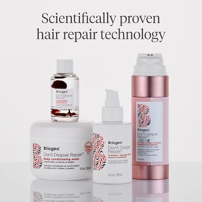 BRIOGEO DONT DESPAIR, REPAIR! LEAVE-IN HAIR TREATMENT FOR DAMAGED HAIR, STRENGTHENING FORMULA