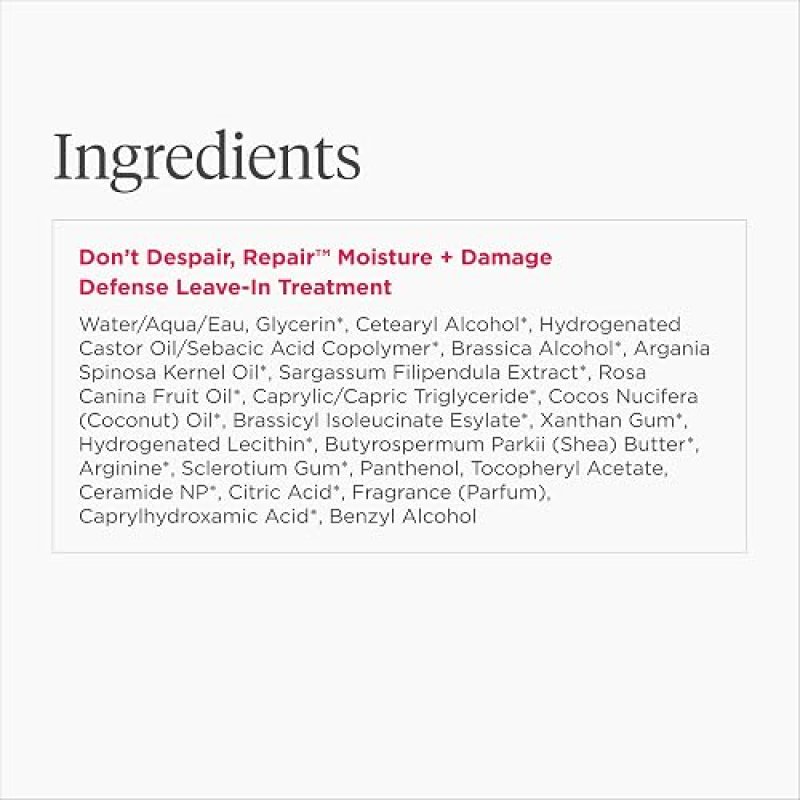 BRIOGEO DONT DESPAIR, REPAIR! LEAVE-IN HAIR TREATMENT FOR DAMAGED HAIR, STRENGTHENING FORMULA