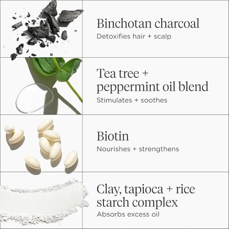 BRIOGEO SCALP REVIVAL SET CHARCOAL TEA TREE DETOX, HYDRATE SCALP CARE, VEGAN CRUELTY-FREE