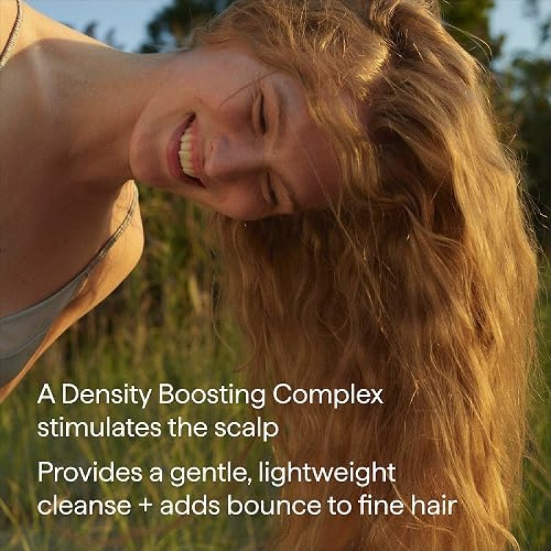 BRIOGEO DESTINED FOR DENSITY SHAMPOO WITH CAFFEINE BIOTIN THICKENS FINE, THINNING HAIR, SULFATE-FREE