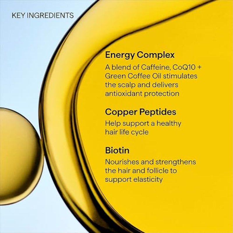 BRIOGEO DESTINED FOR DENSITY SHAMPOO WITH CAFFEINE BIOTIN THICKENS FINE, THINNING HAIR, SULFATE-FREE