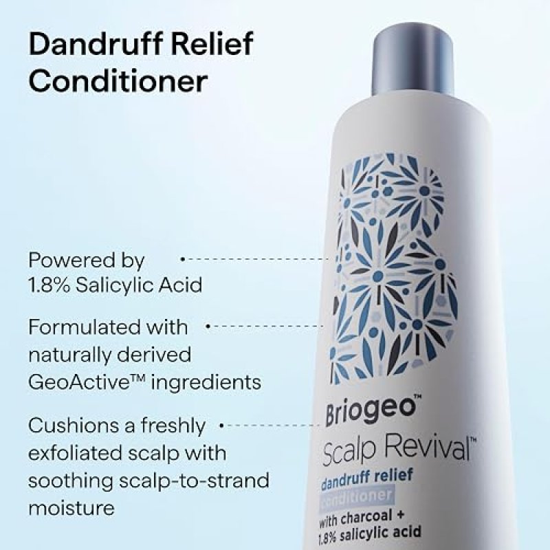 BRIOGEO SCALP REVIVAL CONDITIONER FOR DANDRUFF RELIEF, ITCH IRRITATION TREATMENT