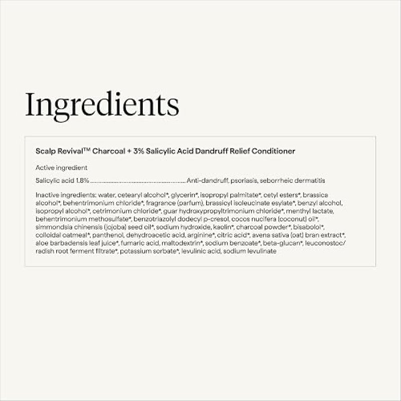BRIOGEO SCALP REVIVAL CONDITIONER FOR DANDRUFF RELIEF, ITCH IRRITATION TREATMENT