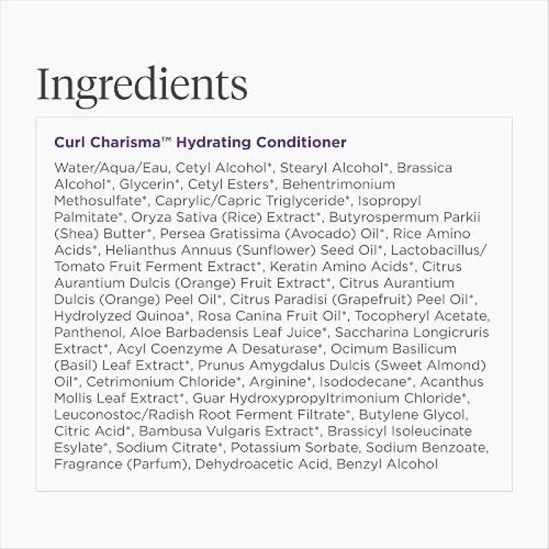 BRIOGEO CURL CHARISMA HYDRATING CONDITIONER WITH RICE AMINO AVOCADO FOR FRIZZ-FREE CURLS