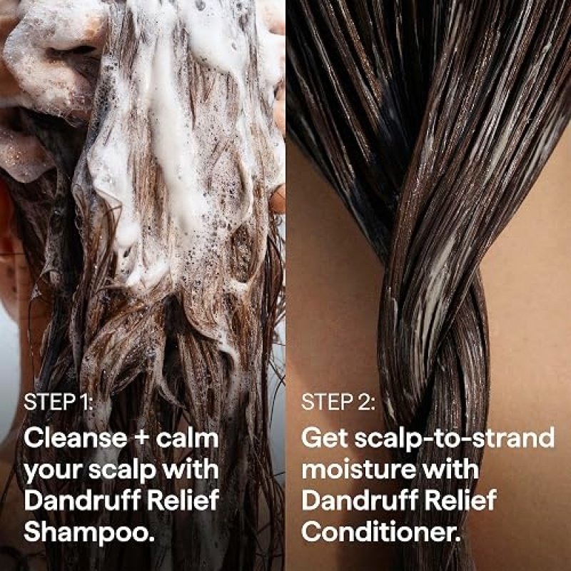 BRIOGEO SCALP REVIVAL ANTI-DANDRUFF SHAMPOO CONDITIONER BUNDLE, SULFATE-FREE, VEGAN 8.4OZ