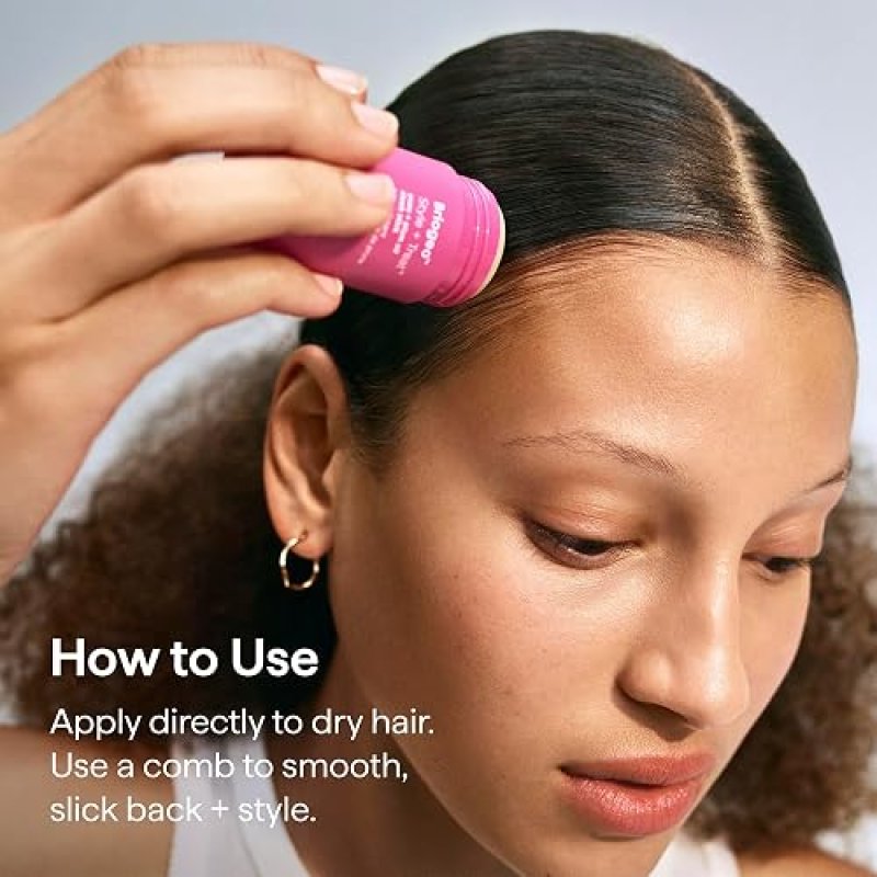 BRIOGEO STYLE TREAT SLEEK STICK FLYAWAY CONTROL LIGHTWEIGHT SILICONE-FREE HAIR BALM 0.5OZ 2-PACK