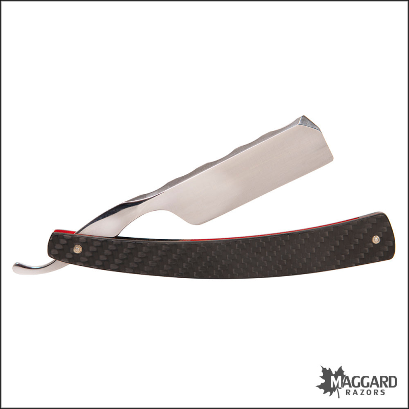 RALF AUST 123NCB-A-K-E - 6/8" SQUARE POINT, CARBON FIBER SCALES, PROFESSIONALLY HONED