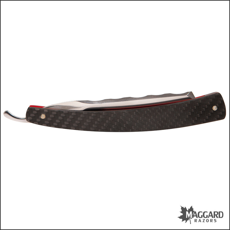 RALF AUST 123NCB-A-K-E - 6/8" SQUARE POINT, CARBON FIBER SCALES, PROFESSIONALLY HONED