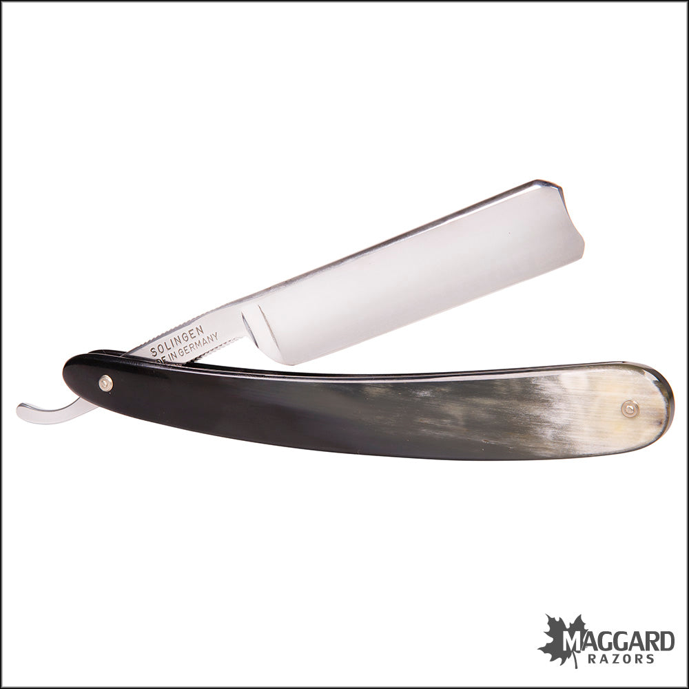 RALF AUST 102NPHH-S-E - 5/8" SPANISH POINT, HORN SCALES, PROFESSIONALLY HONED