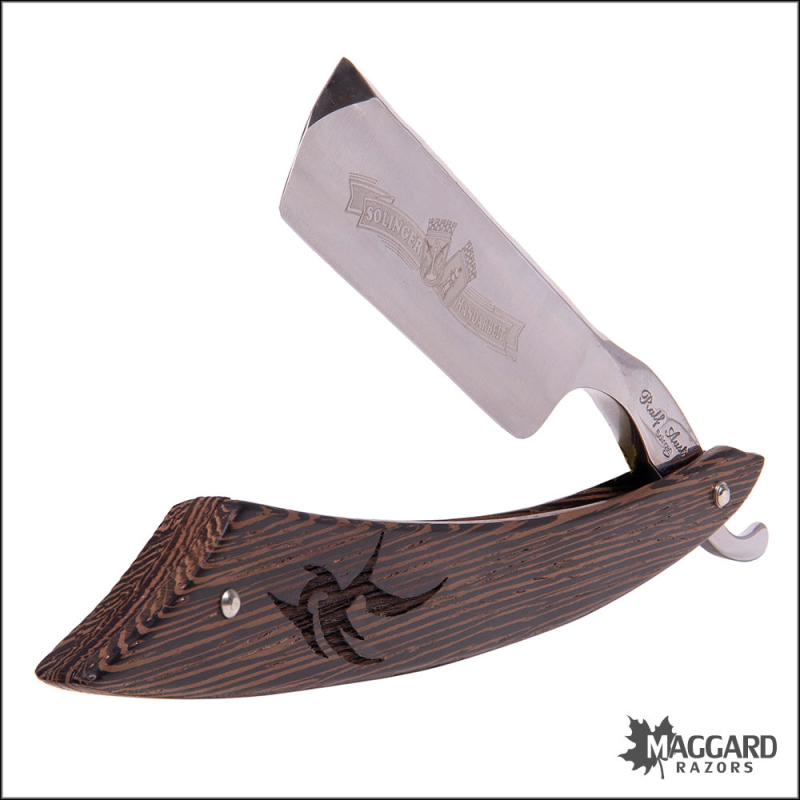 RALF AUST 123NPW-A-K-E - 6/8" AMERICAN POINT, WENGE HANDLE, PROFESSIONALLY HONED STRAIGHT RAZOR