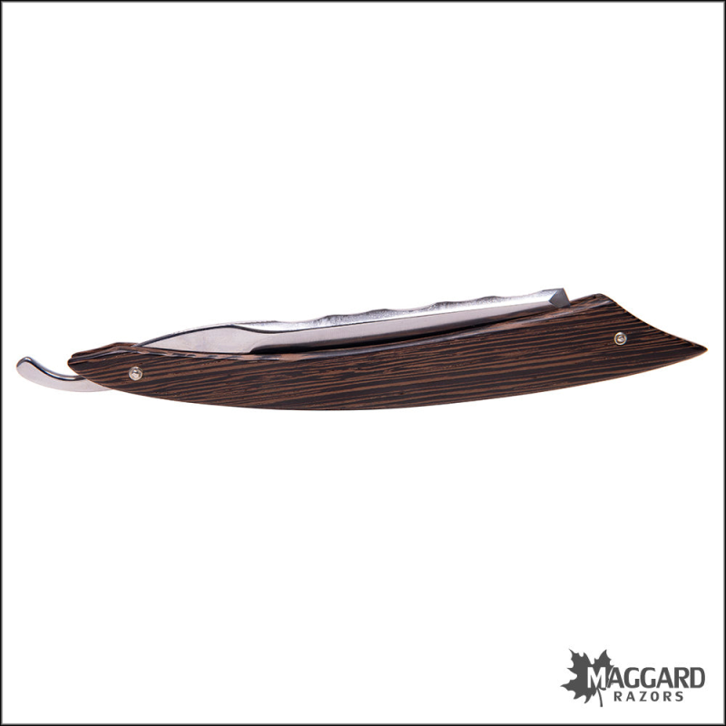 RALF AUST 123NPW-A-K-E - 6/8" AMERICAN POINT, WENGE HANDLE, PROFESSIONALLY HONED STRAIGHT RAZOR
