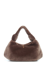 GABRIELA HEARTS SMALL ANTONIA BAG IN MOCHA SHEARLING MOCHA