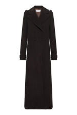 GABRIELA HEARTS HOUSTT TRENCH COAT IN CHOCOLATE CASHMERE CORDUROY  CHOCOLATE