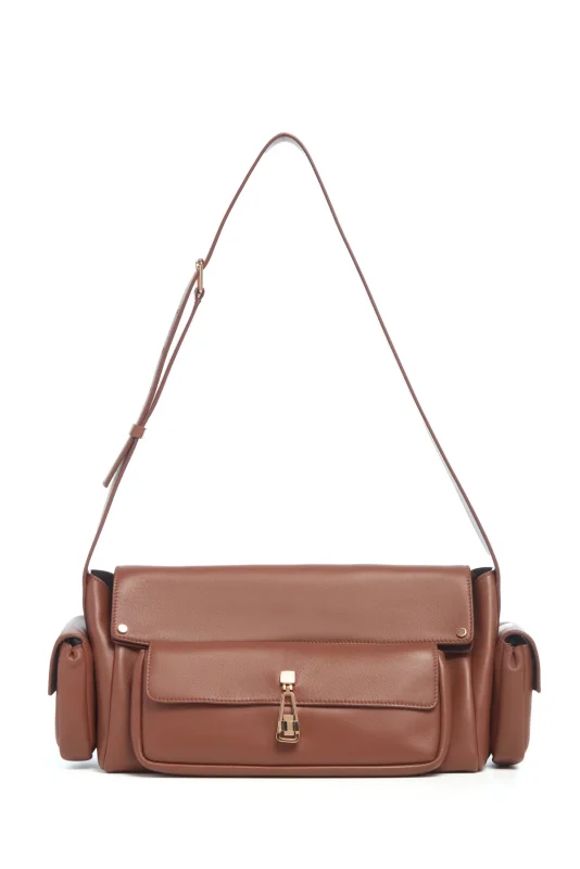 GABRIELA HEARTS  JEBB BAG IN COGNAC NAPPA LEATHER