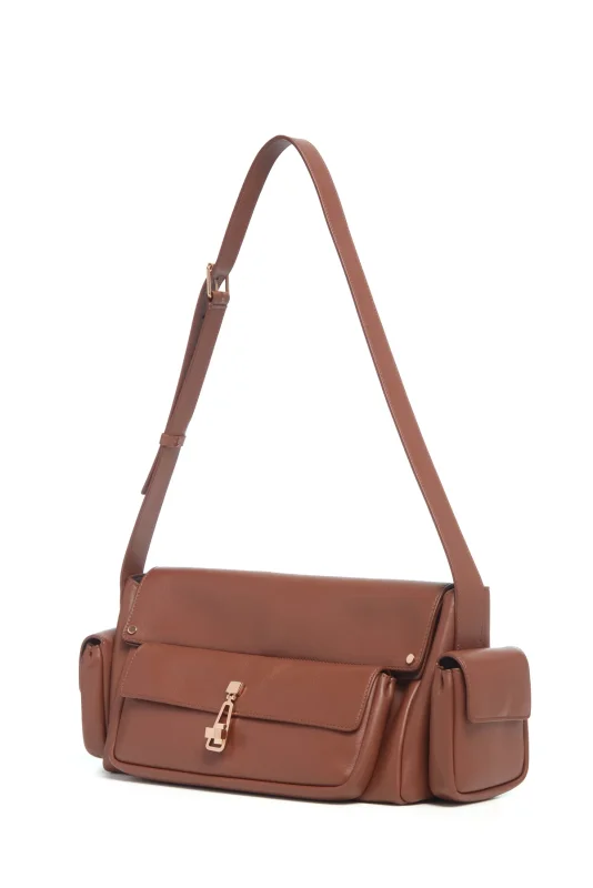 GABRIELA HEARTS  JEBB BAG IN COGNAC NAPPA LEATHER