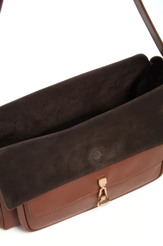 GABRIELA HEARTS  JEBB BAG IN COGNAC NAPPA LEATHER