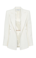 GABRIELA HEARTS EPONA CHAIN BLAZER IN IVORY RECYCLED VIRGIN WOOL