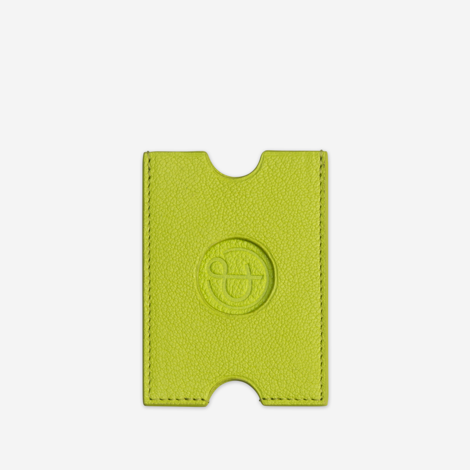 PINEL ET PINEL HUBLOT COATED CANVAS CARD HOLDER EMERAUDE