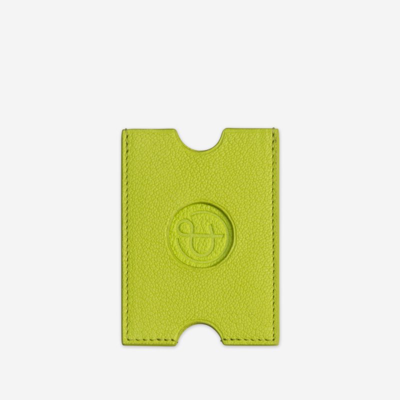 PINEL ET PINEL HUBLOT COATED CANVAS CARD HOLDER EMERAUDE