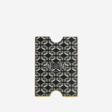 PINEL ET PINEL HUBLOT COATED CANVAS CARD HOLDER  SEXY BLACK