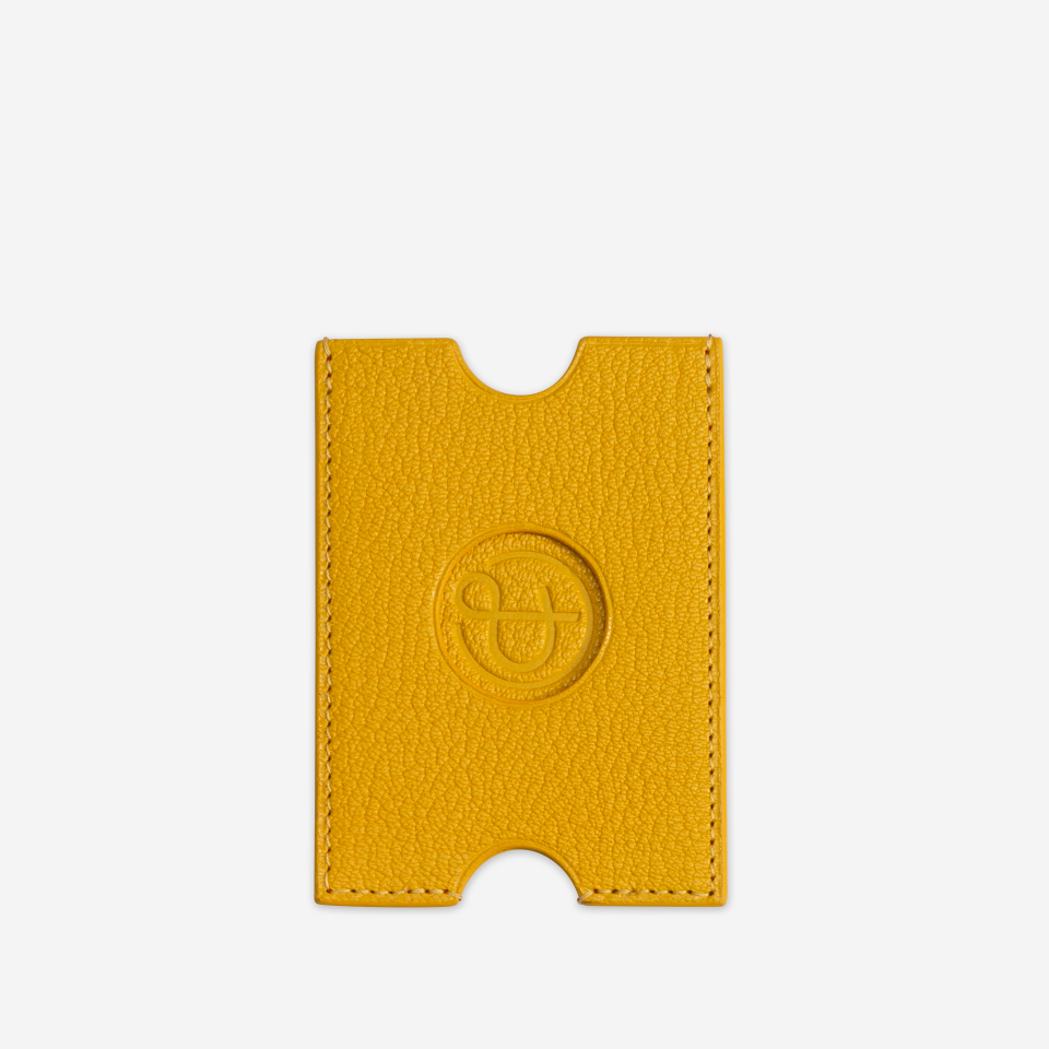 PINEL ET PINEL HUBLOT COATED CANVAS CARD HOLDER POPPY