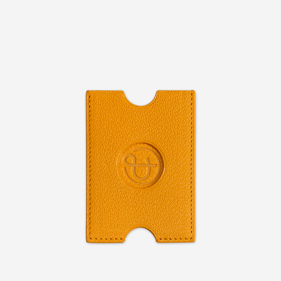 PINEL ET PINEL HUBLOT COATED CANVAS CARD HOLDER MOCACCINO