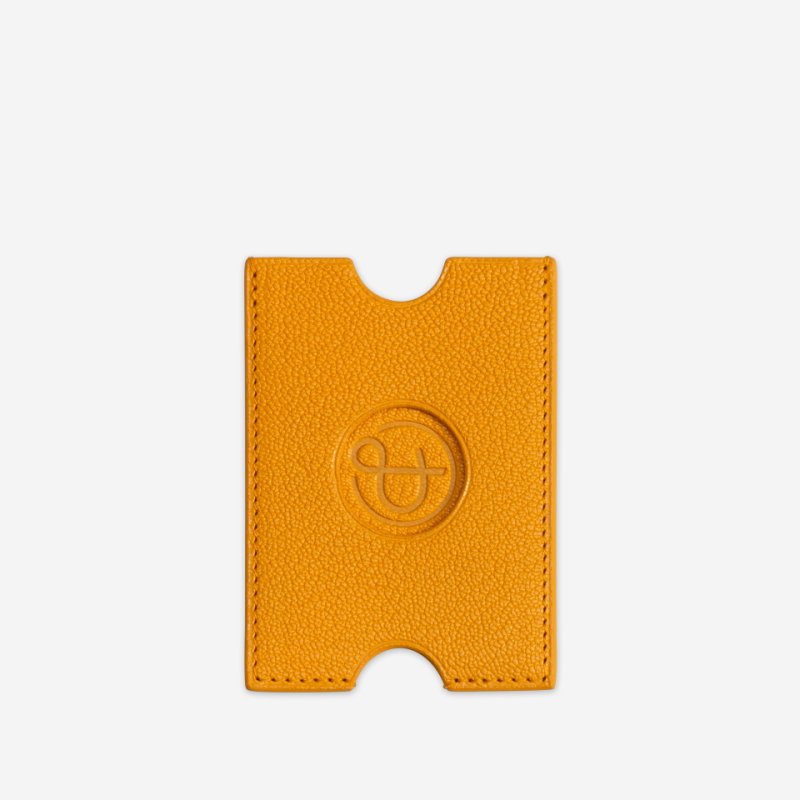 PINEL ET PINEL HUBLOT COATED CANVAS CARD HOLDER MOCACCINO