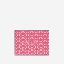 PINEL ET PINEL POP 3C COATED CANVAS CARD HOLDER  GRENADINE INT. ONTARIO