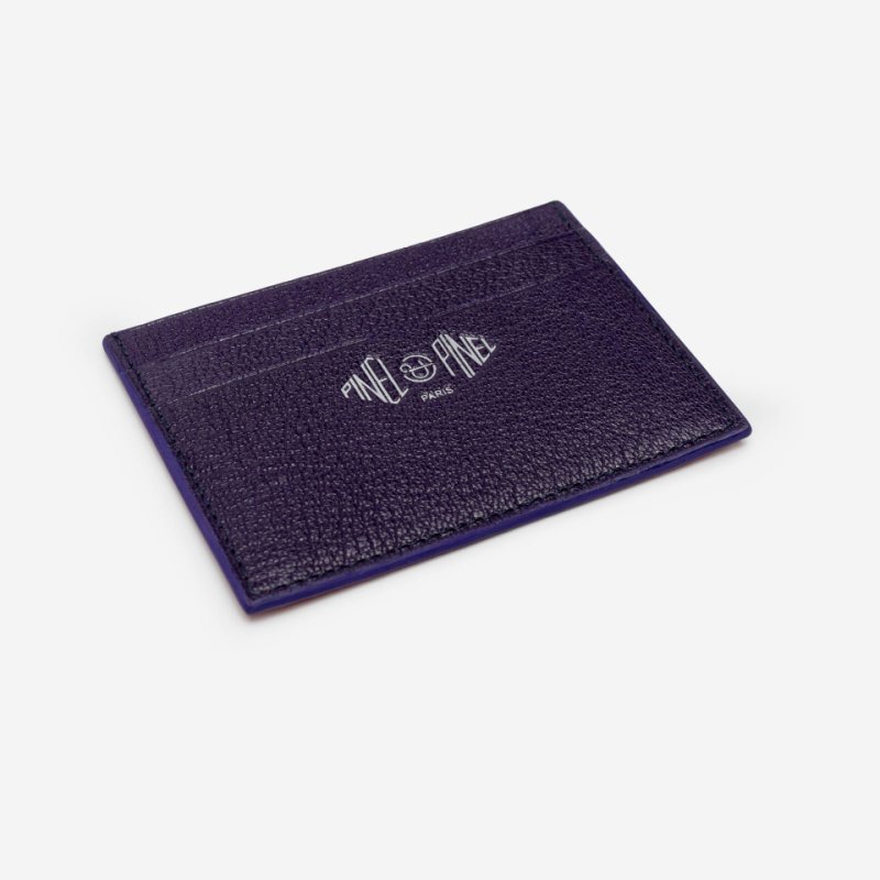 PINEL ET PINEL POP 3C COATED CANVAS CARD HOLDER  GRENADINE INT. ONTARIO