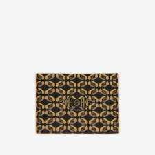 PINEL ET PINEL POP 3C COATED CANVAS CARD HOLDER MOCACCINO INT. TOURNESOL