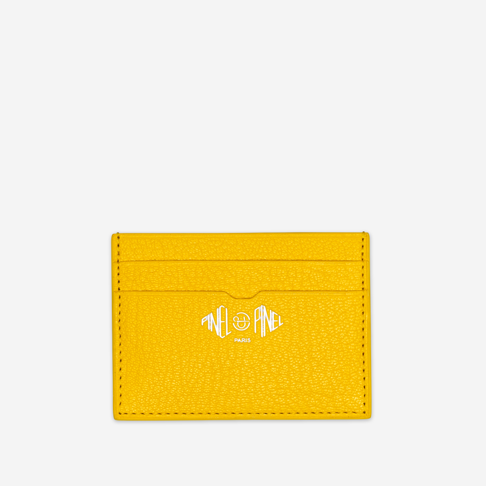 PINEL ET PINEL POP 3C COATED CANVAS CARD HOLDER SEXY BLACK INT. SOLEIL