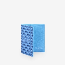 PINEL ET PINEL PIPO 4C COATED CANVAS CARD HOLDER  AZUR