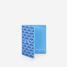 PINEL ET PINEL PIPO 4C COATED CANVAS CARD HOLDER  AZUR