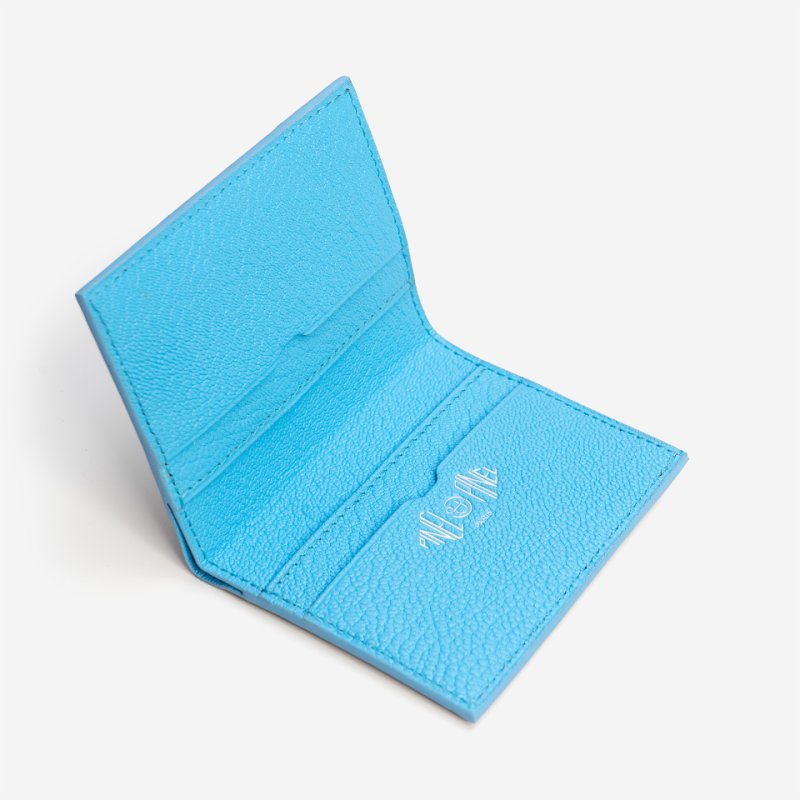 PINEL ET PINEL PIPO 4C COATED CANVAS CARD HOLDER  AZUR