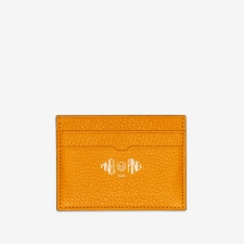 PINEL ET PINEL POP 3C GOATSKIN CARD HOLDER ORANGE (GT)