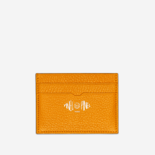PINEL ET PINEL POP 3C GOATSKIN CARD HOLDER ORANGE (GT)