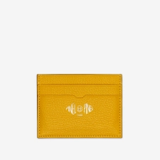 PINEL ET PINEL POP 5C GOATSKIN CARD HOLDER MIMOSA (GT)
