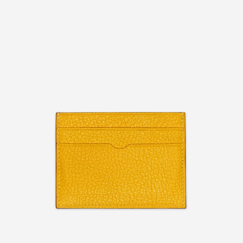 PINEL ET PINEL POP 5C GOATSKIN CARD HOLDER MIMOSA (GT)
