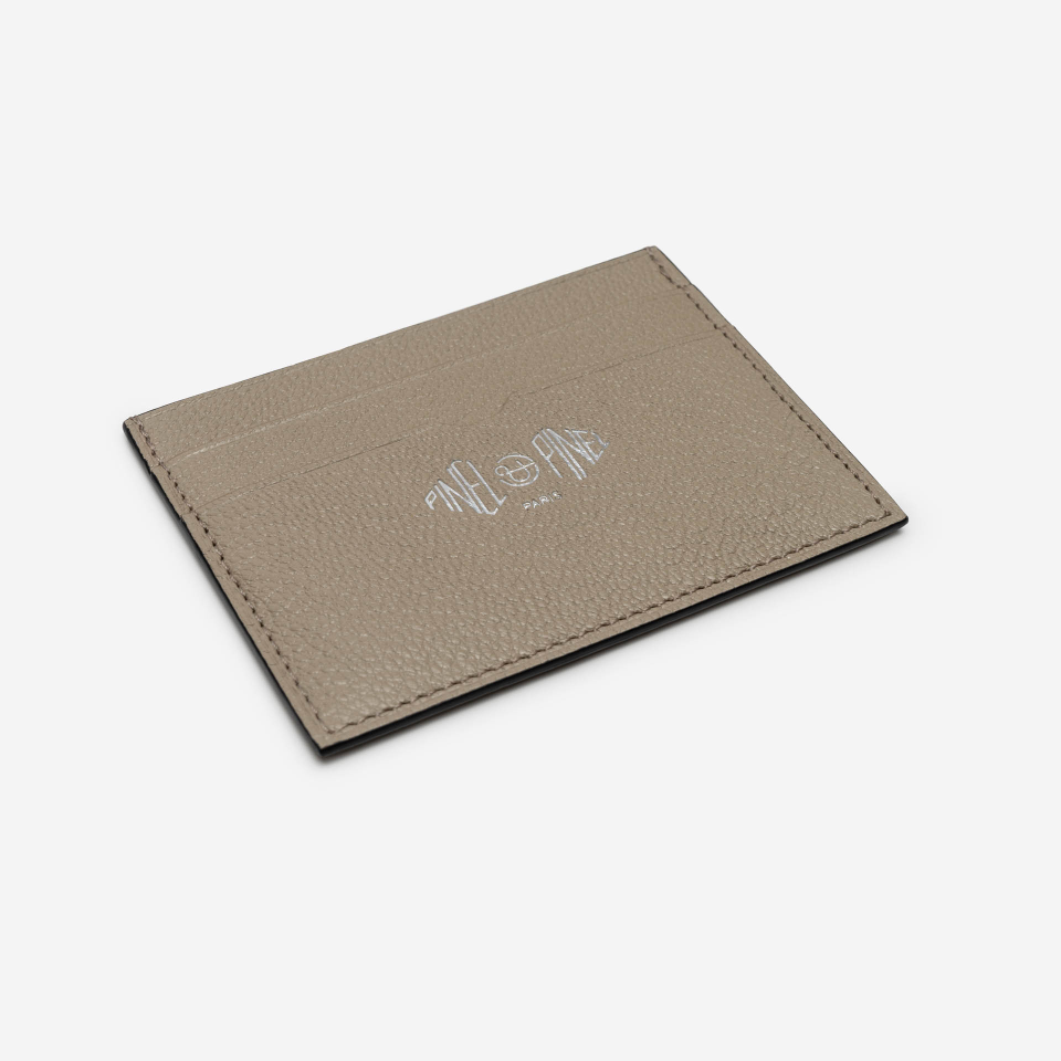 PINEL ET PINEL POP 5C GOATSKIN CARD HOLDER  NUAGE (GT)