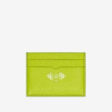 PINEL ET PINEL POP 5C GOATSKIN CARD HOLDER PISTACHE (GT)