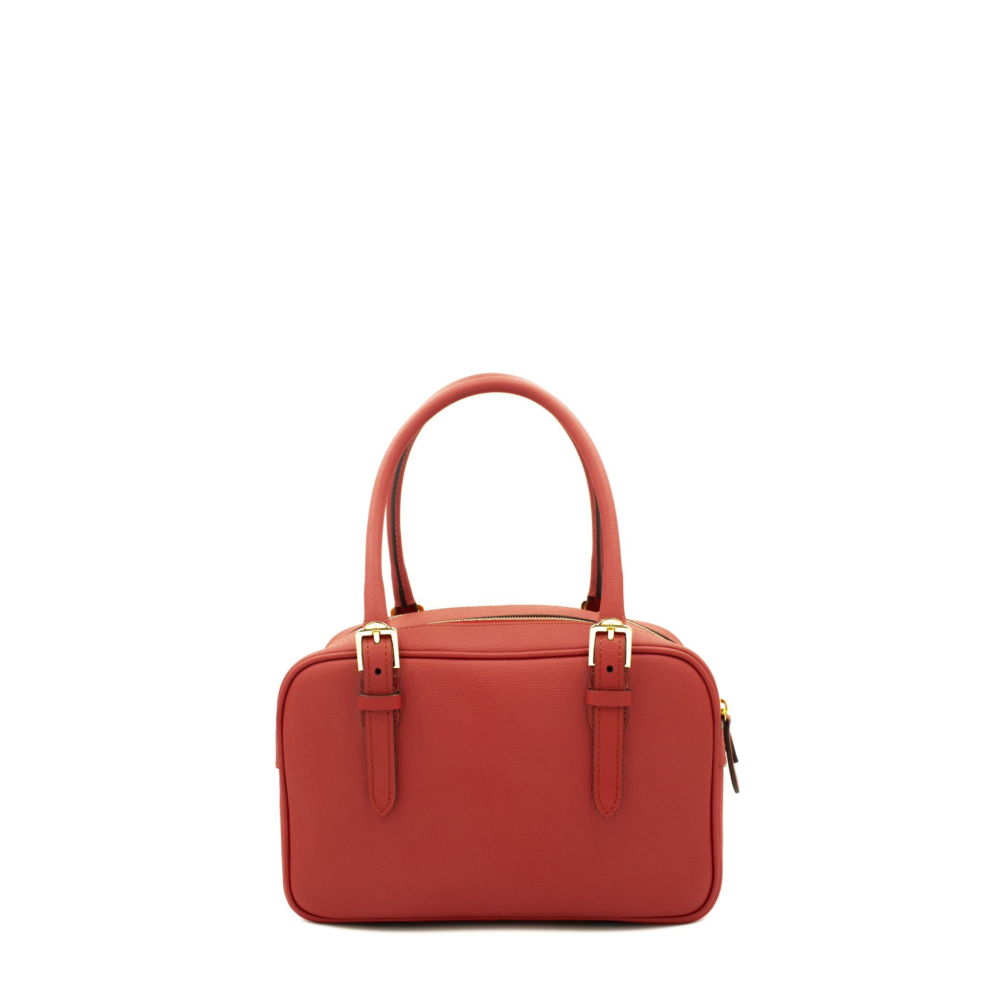 JOSEPH DUCLOS APPOLONI BAG IN TEMPO BORDEAUX LEATHER