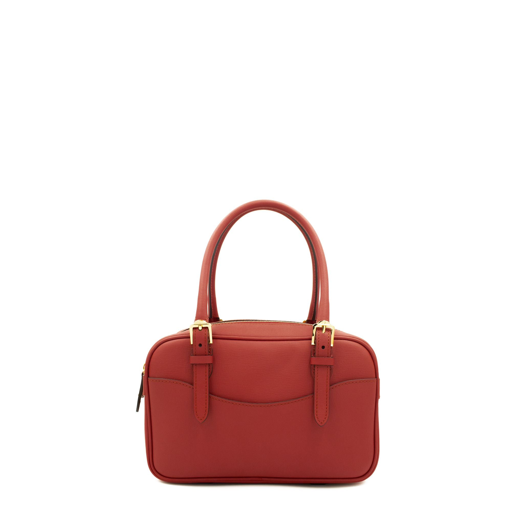 JOSEPH DUCLOS APPOLONI BAG IN TEMPO BORDEAUX LEATHER