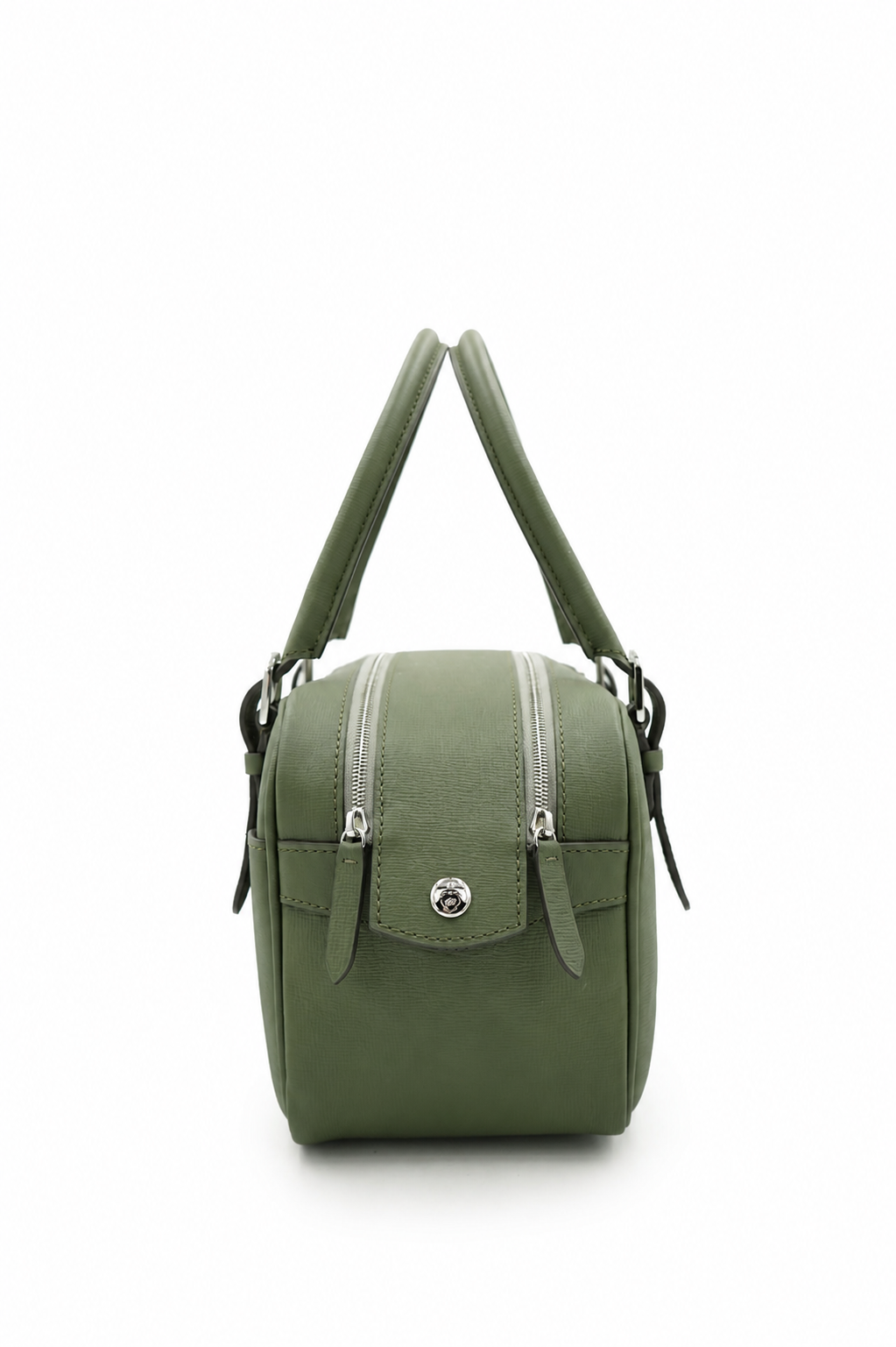 JOSEPH DUCLOS APPOLONI BAG IN TEMPO LEATHER KAKI