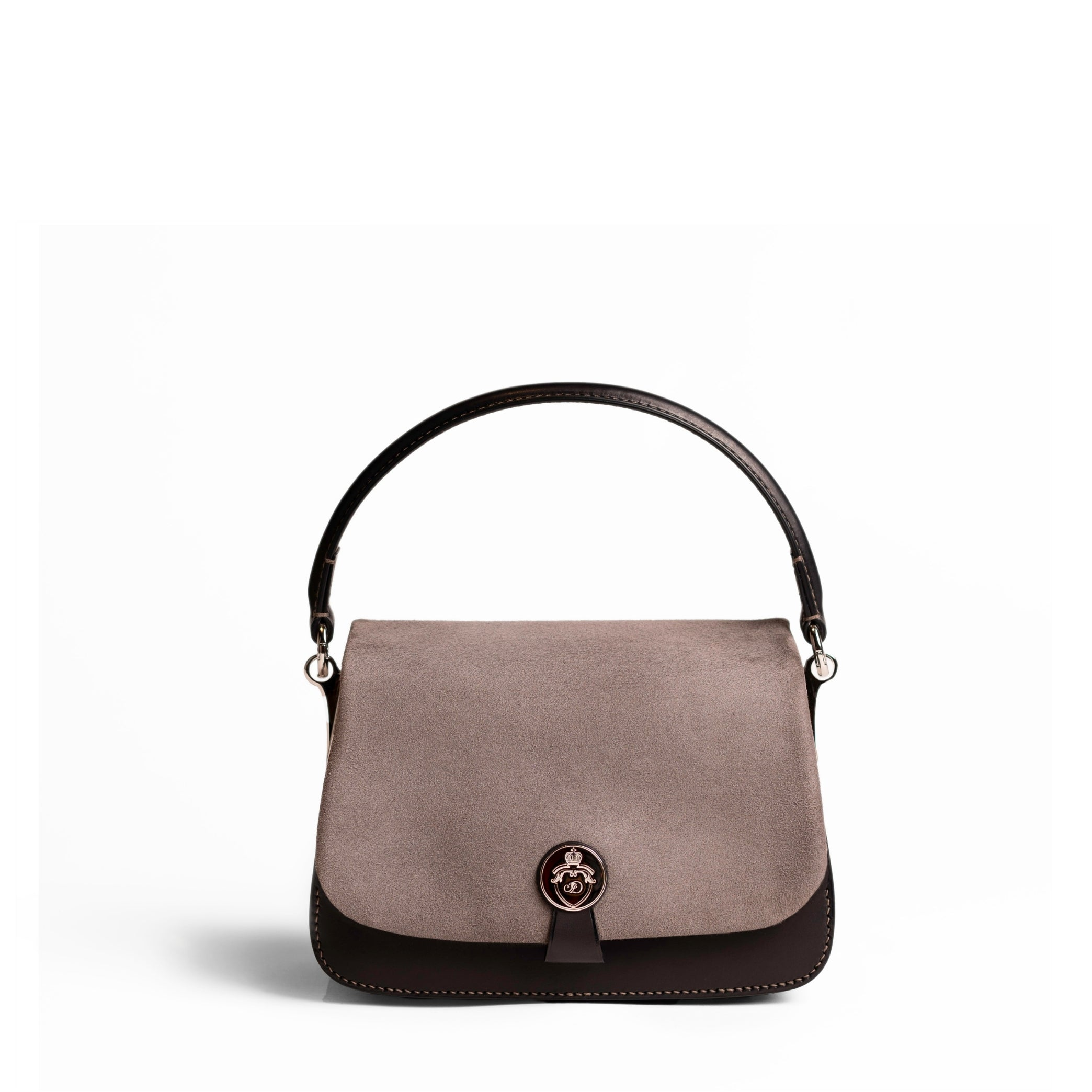JOSEPH DUCLOS SAC SAINT-CLAIR ARPèGE LEATHER PALLADIUM NOIR/GRIS SOURIS