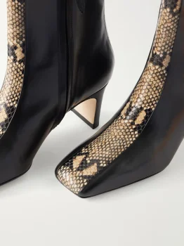 Aeyde Billie Square-Toe Ankle Boots