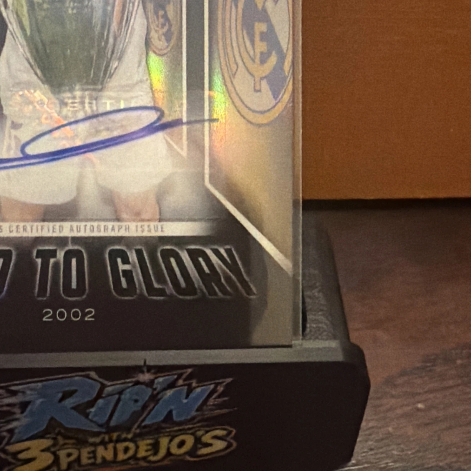 TOPPS ZINEDINE ZIDANE 2025-26 TOPPS CHROME ROAD TO GLORY BLACK AUTO 02/10